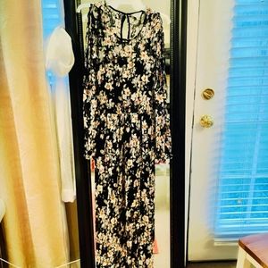 Cold Shoulder Maxi Dress